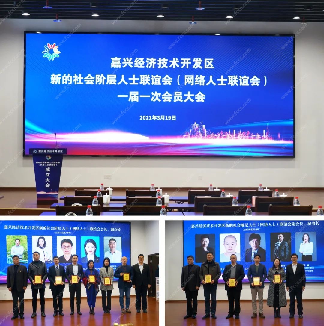 大树集团董事长陶铮当选嘉兴经济技术开发区新联会（网联会）会长